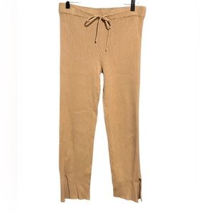 Heartloom Verna Ribbed Pants with Split Hem